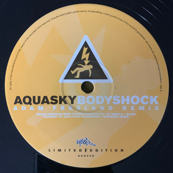 Aquasky - Bodyshock (Adam Freeland & Aquasky Remixes) | Near Mint (NM or M-) Very Good Plus (VG+)