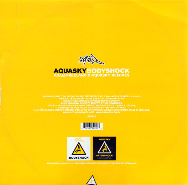 Aquasky - Bodyshock (Adam Freeland & Aquasky Remixes) | Near Mint (NM or M-) Very Good Plus (VG+)