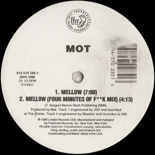 MOT - Mellow / 97 Winks / 110 Mistakes | Near Mint (NM) Generic