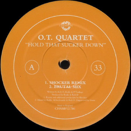 The O.T. Quartet - Hold That Sucker Down | Near Mint (NM) Excellent (EX)