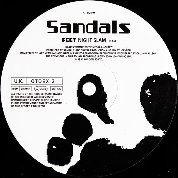 Sandals - Feet (VINYL) | Very Good Plus (VG+) Excellent (EX)