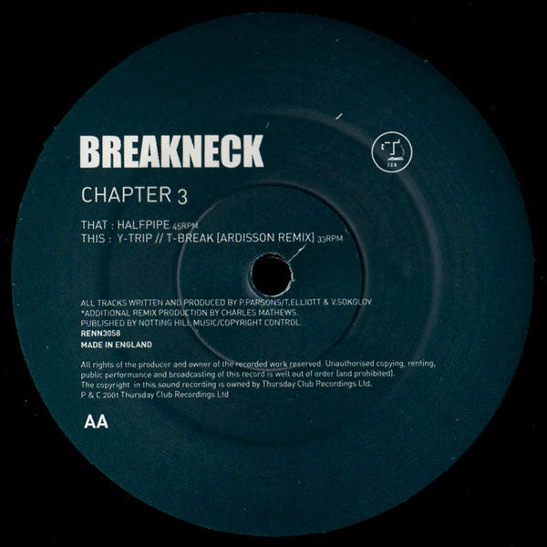 Breakneck - Chapter 3 | Very Good Plus (VG+) Near Mint (NM)