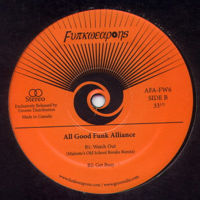All Good Funk Alliance - Watch Out (VINYL) | Generic
