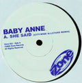 DJ Baby Anne - She Said (City-Wide Allstars Remix) / Transmitter: On | Very Good Plus (VG+) Generic