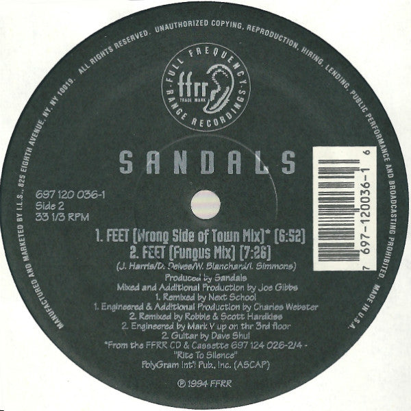 Sandals - Feet | Very Good (VG) Very Good Plus (VG+)