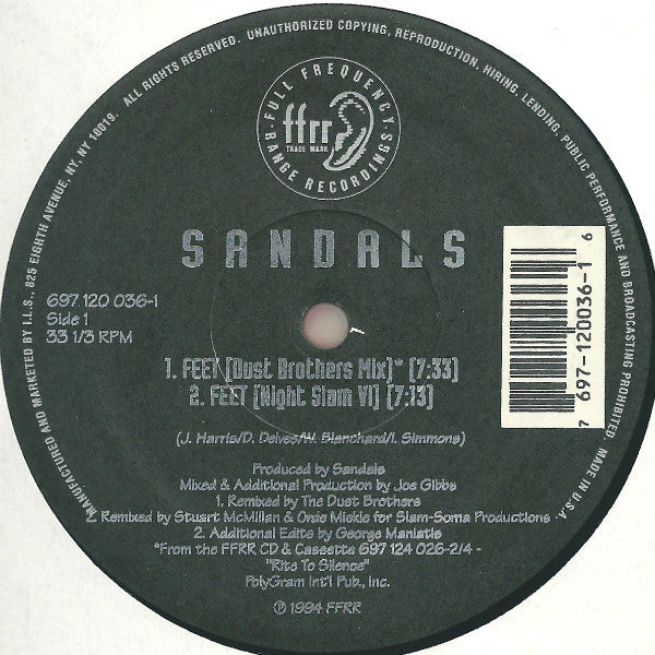 Sandals - Feet | Very Good (VG) Very Good Plus (VG+)