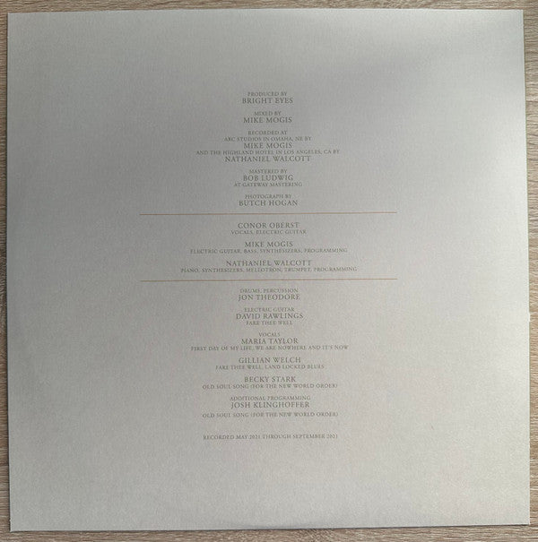 Bright Eyes I'm Wide Awake, It's Morning (A Companion) Dead Oceans 12", EP, Ltd, Gol Mint (M) Mint (M)