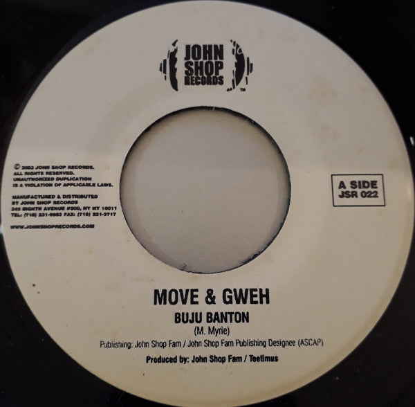 Buju Banton - Move & Gweh | Near Mint (NM) Generic
