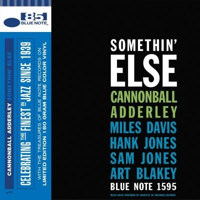 Cannonball Adderley - Somethin' Else (Indie Exclusive, Limited Edition, Colored Vinyl, Blue) | Mint (M) Mint (M)