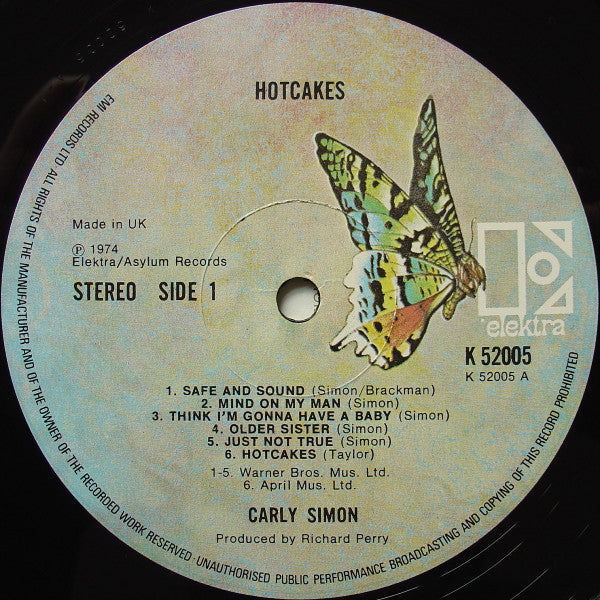 Carly Simon - Hotcakes | Near Mint (NM) Near Mint (NM)