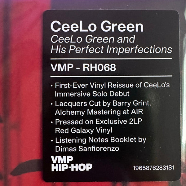 Cee-Lo Green And His Perfect Imperfections (VMP COLOR VINYL) | Mint (M) Mint (M)