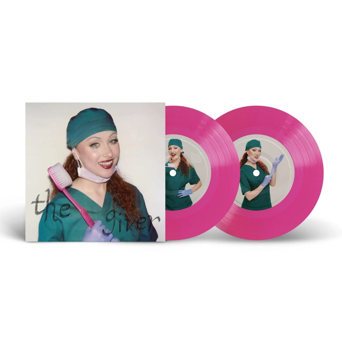 The Giver [The Dentist] (Neon Pink 7" Single VINYL) | Mint (M) Mint (M)