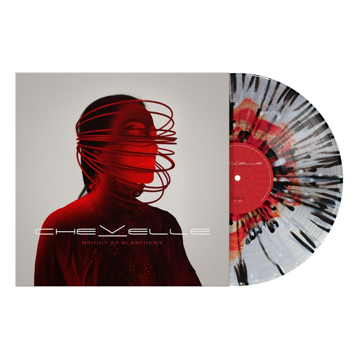 Bright As Blasphemy (Indie Exclusive Ruby/Clear/White-Black Splatter VINYL) | Mint (M) Mint (M)