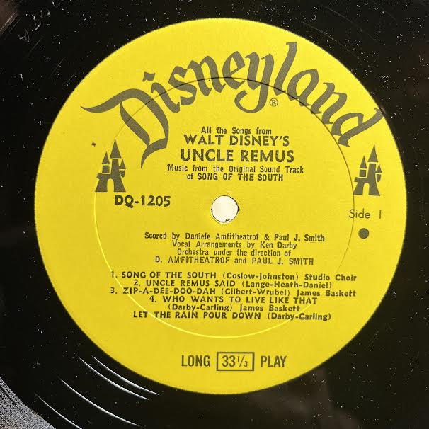 Various - All The Songs From Walt Disney's Uncle Remus (VINYL) | Near Mint- (NM-)
