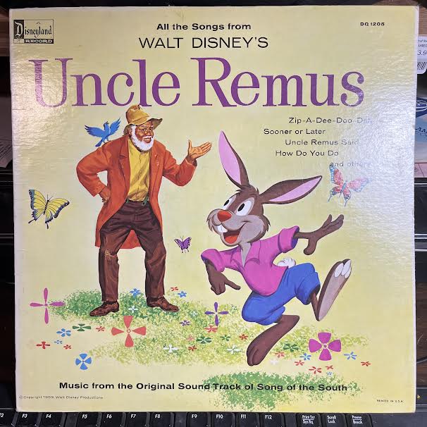 Various - All The Songs From Walt Disney's Uncle Remus (VINYL) | Near Mint- (NM-)