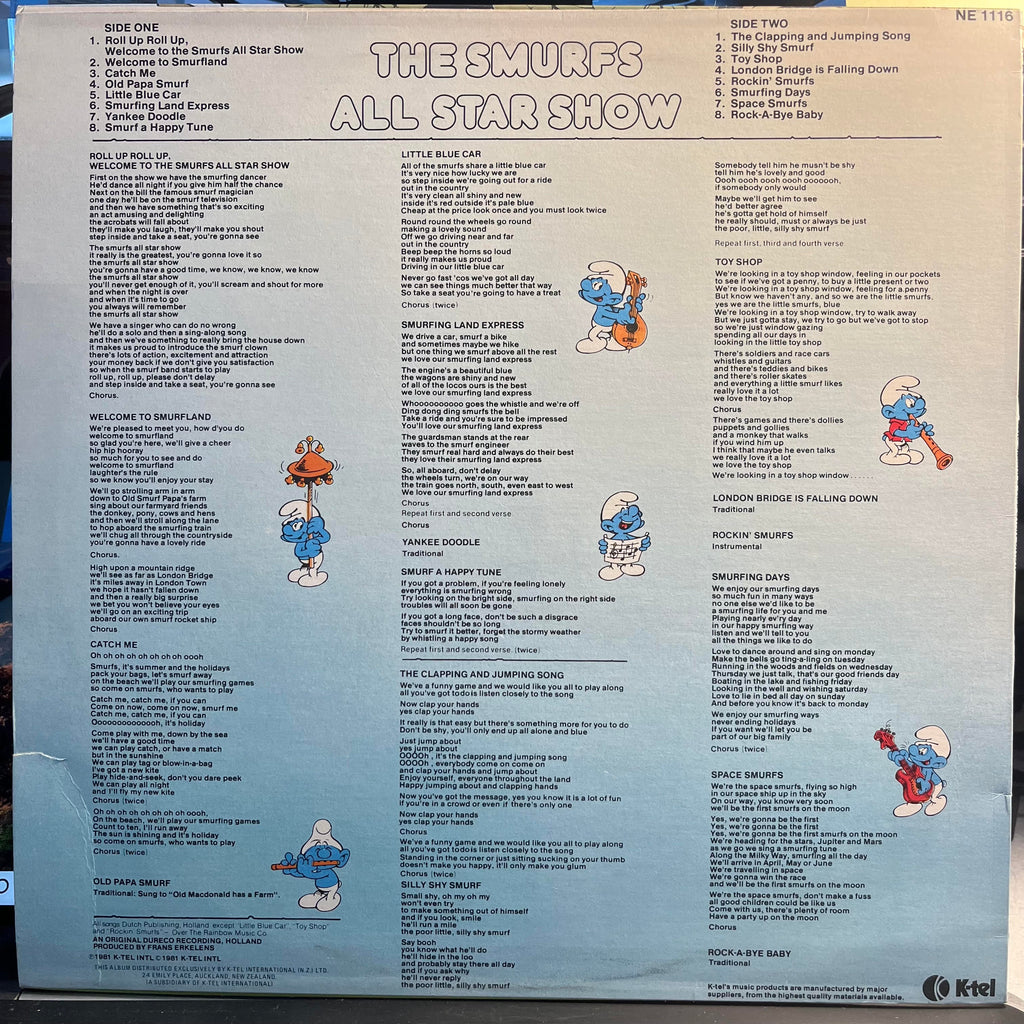 The Smurfs All Star Show *NEW ZEALAND* | Near Mint (NM) Near Mint (NM)