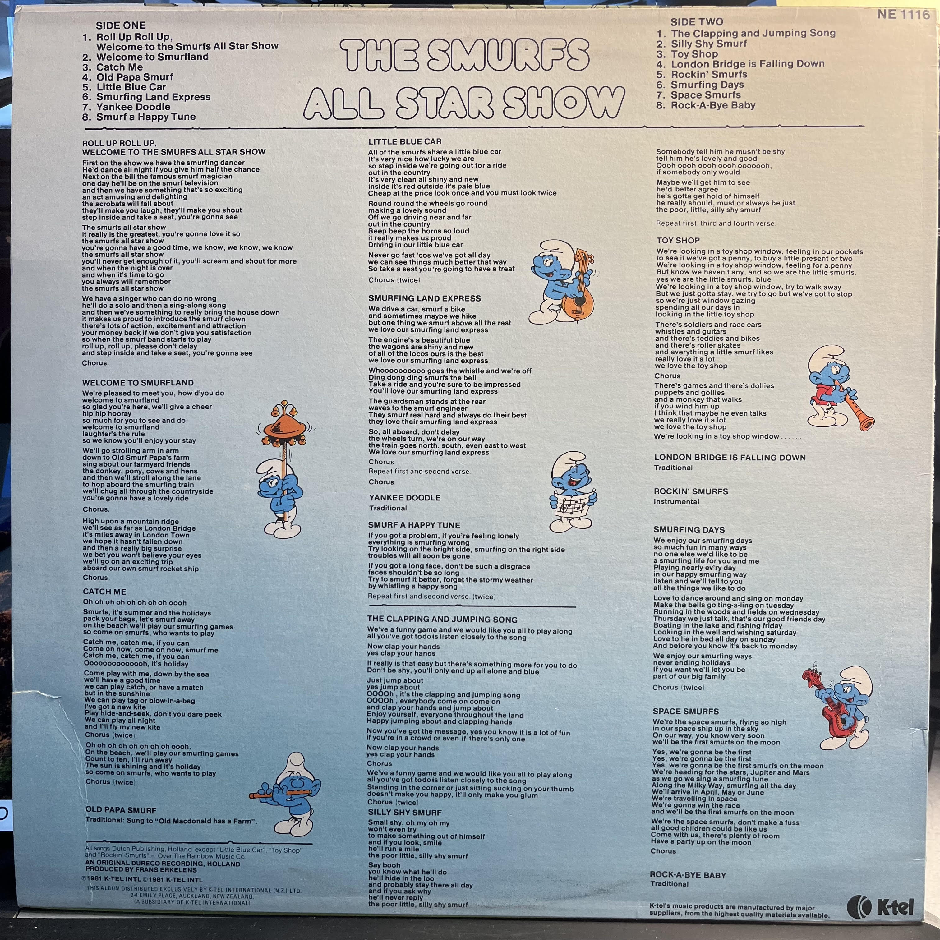 The Smurfs All Star Show *NEW ZEALAND* | Near Mint (NM) Near Mint (NM)