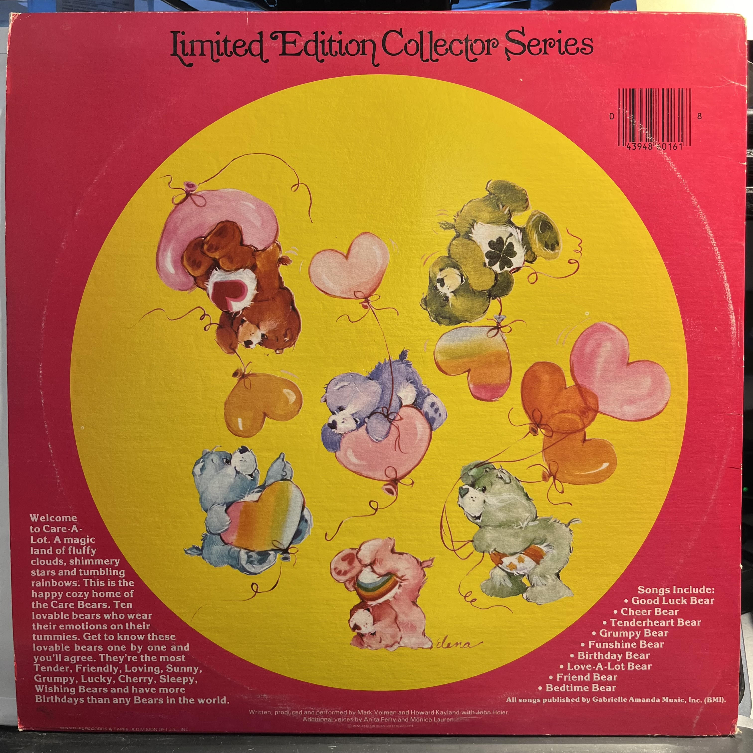The Care Bears - Introducing The Care Bears *PICTURE LP* | Near Mint (NM) Excellent (EX)