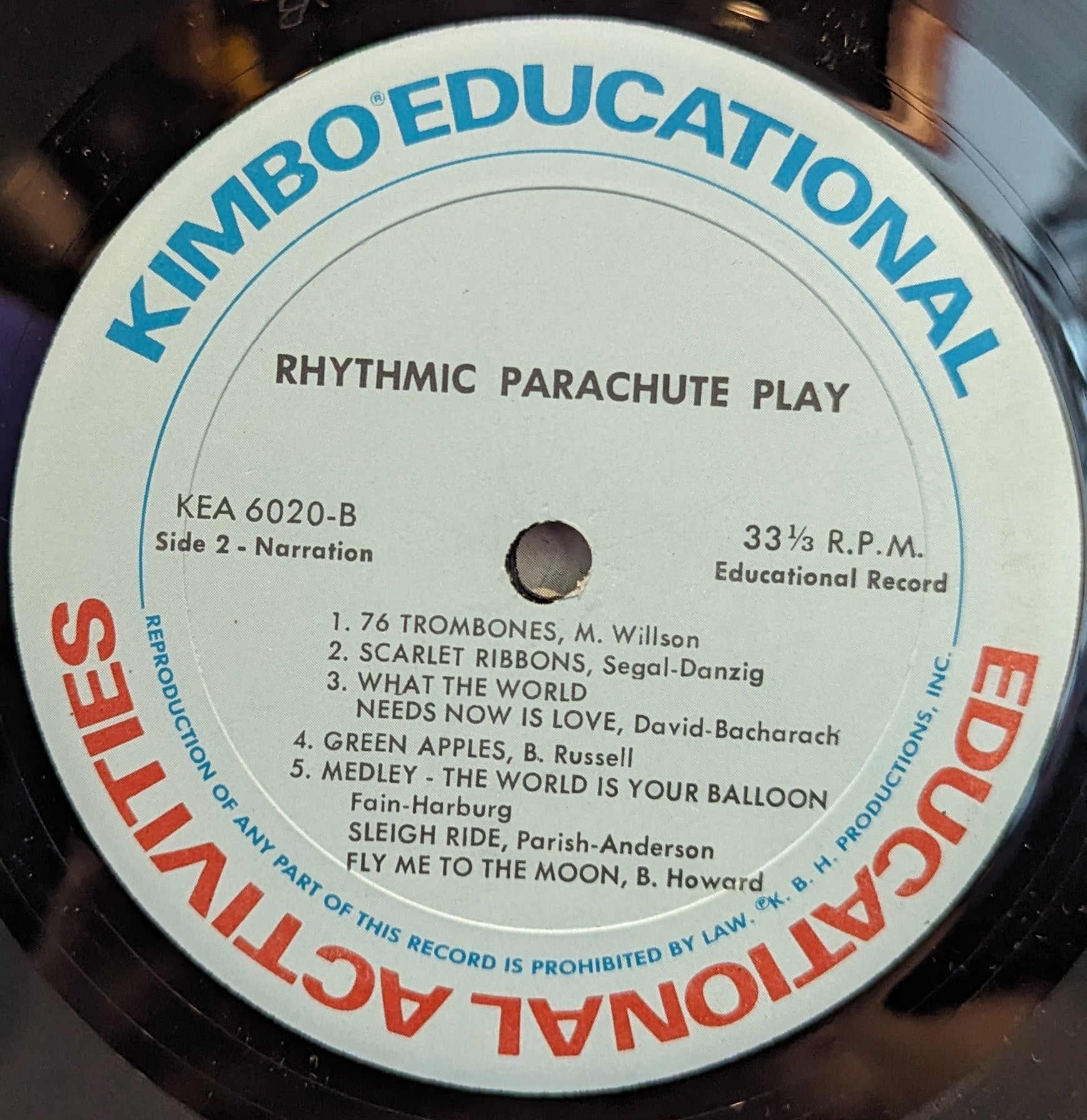 Rhythmic Parachute Play | Near Mint (NM) Excellent (EX)