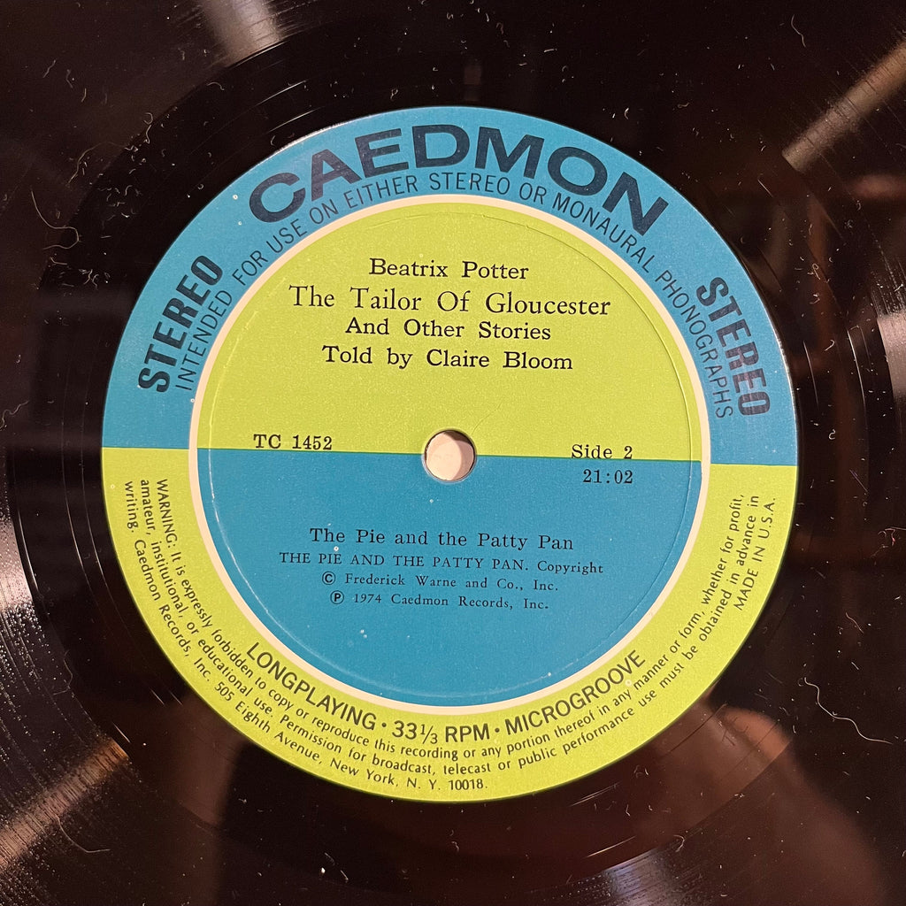 Claire Bloom - The Tailor Of Gloucester And Other Stories | Near Mint (NM) Excellent (EX)