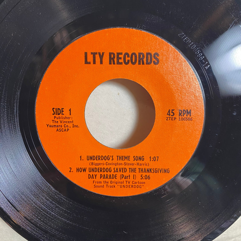 No Artist - The Underdog Theme Song (7" VINYL) | Near Mint (NM or M-) Very Good Plus (VG+)