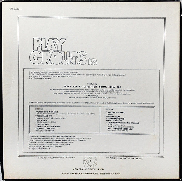 Playgrounds - Playgrounds *BOX* | Excellent (EX) Very Good (VG)