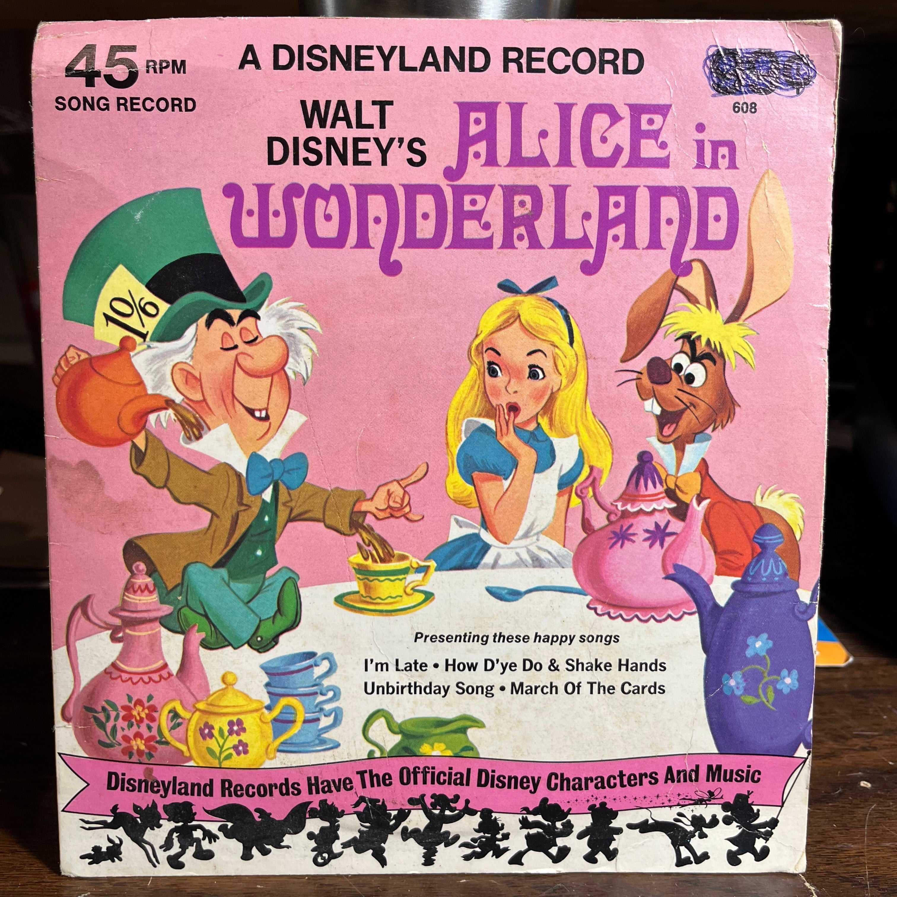 Alice In Wonderland (7" VINYL 45) | Very Good Plus (VG+) Excellent (EX)