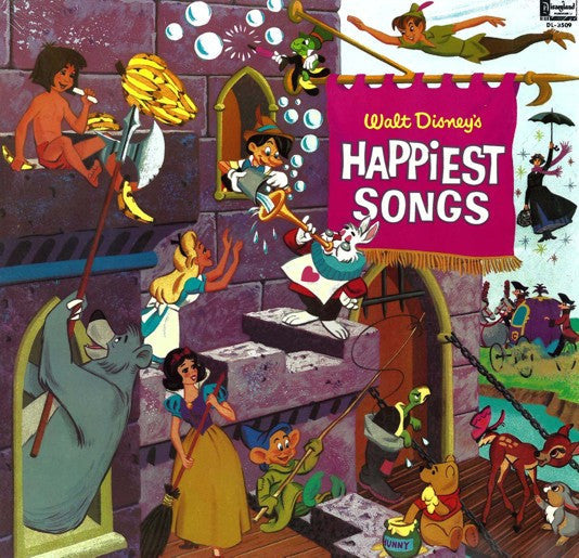 Various - Walt Disney's Happiest Songs | Very Good Plus (VG+) Near Mint (NM)