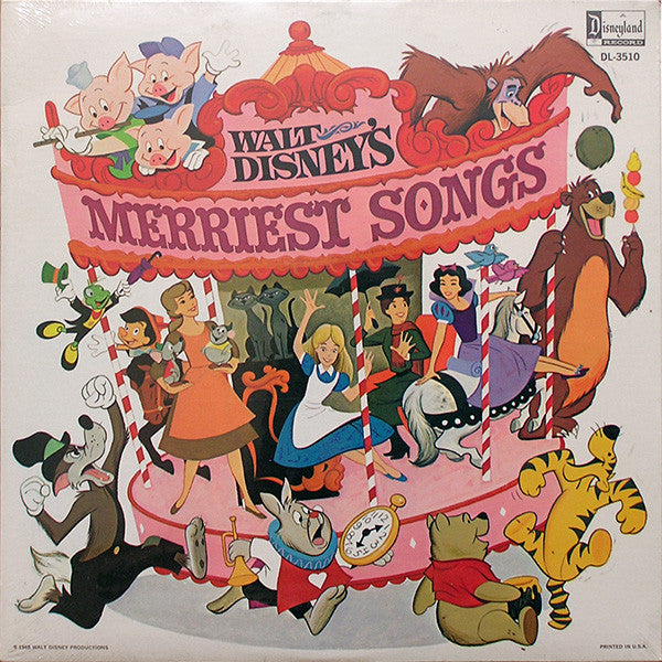 Various - Walt Disney's Merriest Songs | Very Good Plus (VG+) Near Mint (NM)