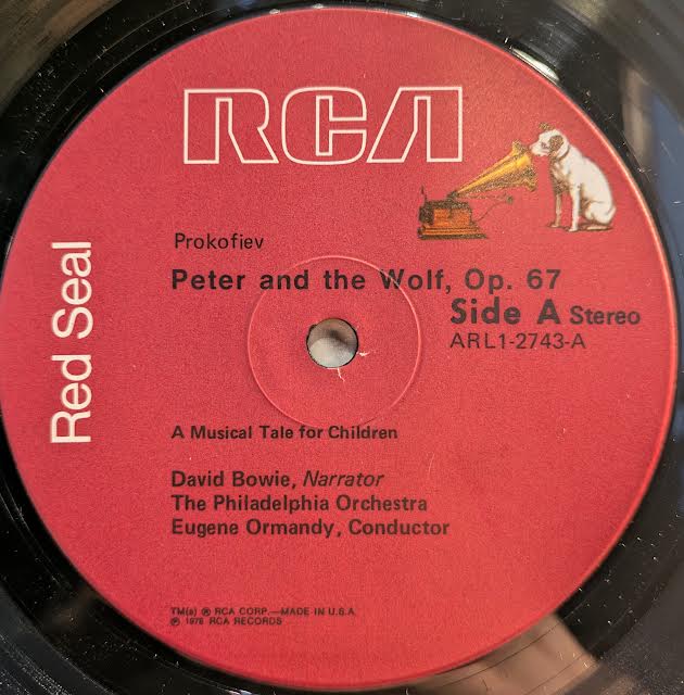 David Bowie - Peter And The Wolf / Young Person's Guide To The Orchestra (VINYL) | Very Good (VG) Very Good Plus (VG+)