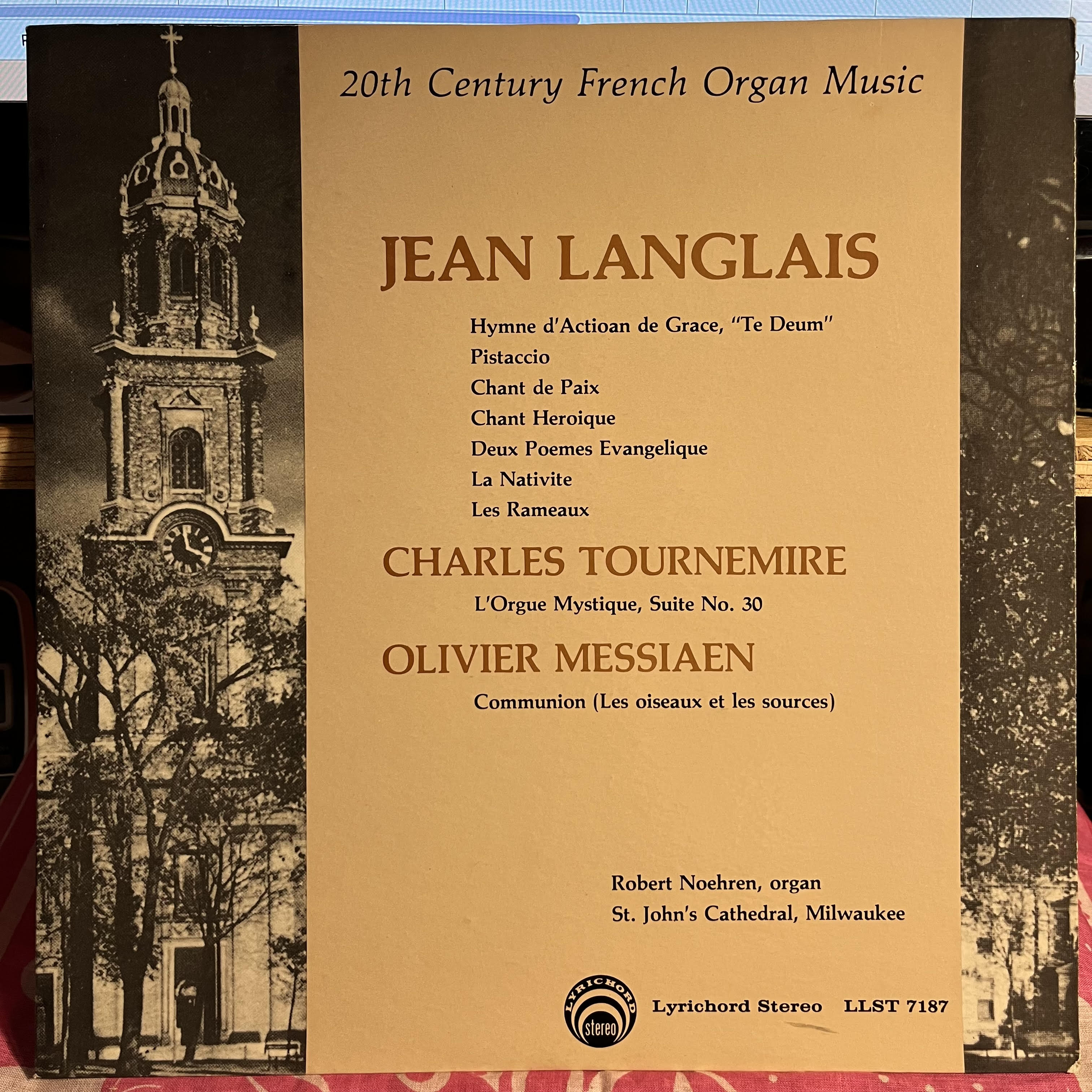 Robert Noehren - 20th Century French Organ Music | Excellent (EX) Near Mint (NM)