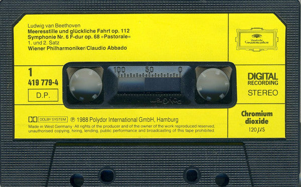 Symphonie No. 6 »Pastorale«, Chorfantasie ∙ Meerestille Und Glückliche Fahrt | Near Mint (NM) Near Mint (NM)