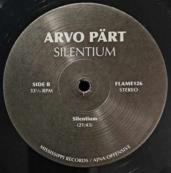 Silentium (VINYL) | Mint (M) Mint (M)