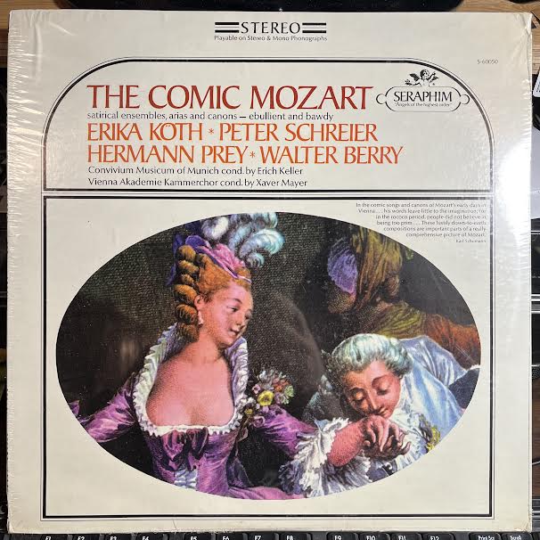 The Comic Mozart, Satirical Ensembles, Arias And Canons (VINYL) | Mint (M) Near Mint (NM)