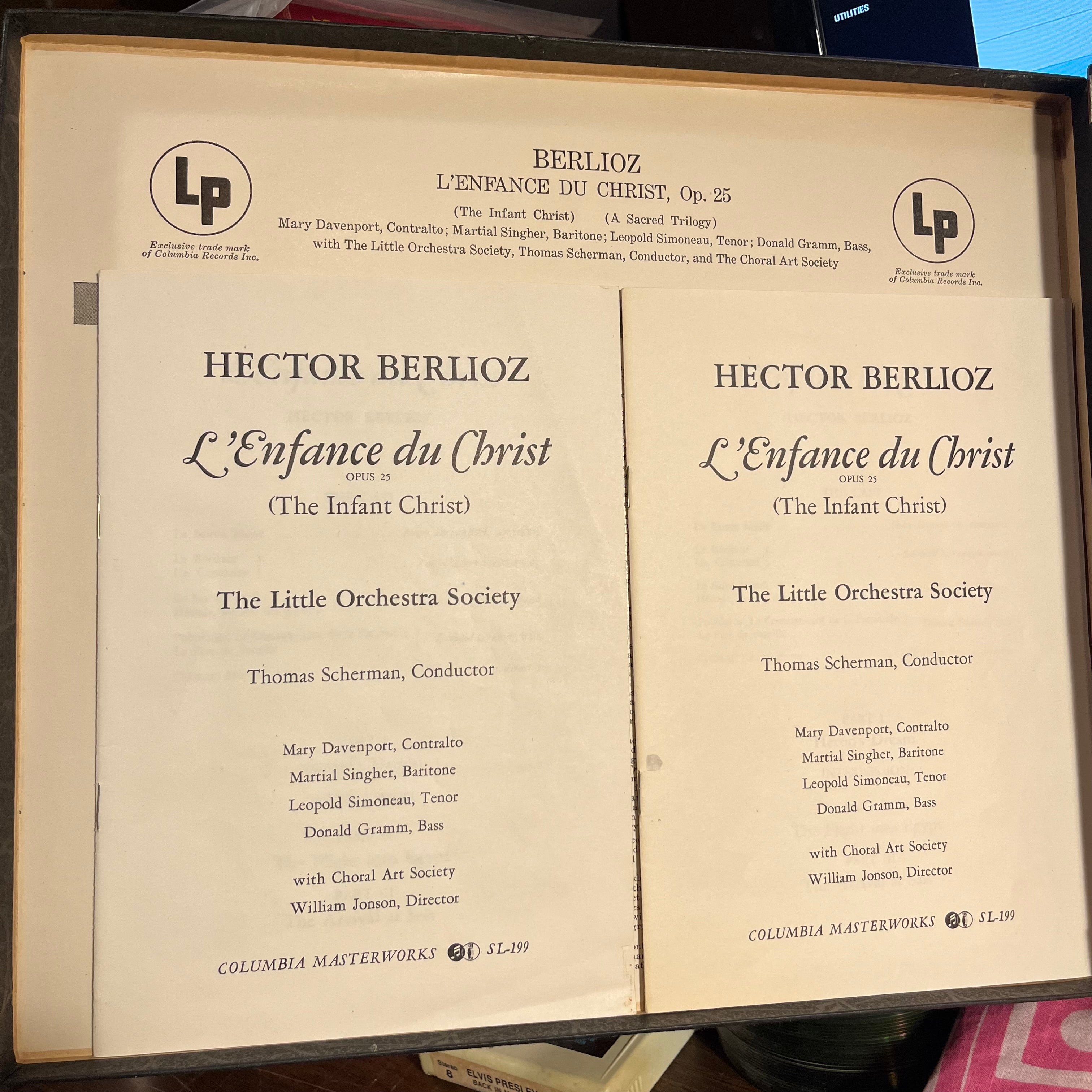 Berlioz - L'Enfance Du Christ | Excellent (EX) Excellent (EX)