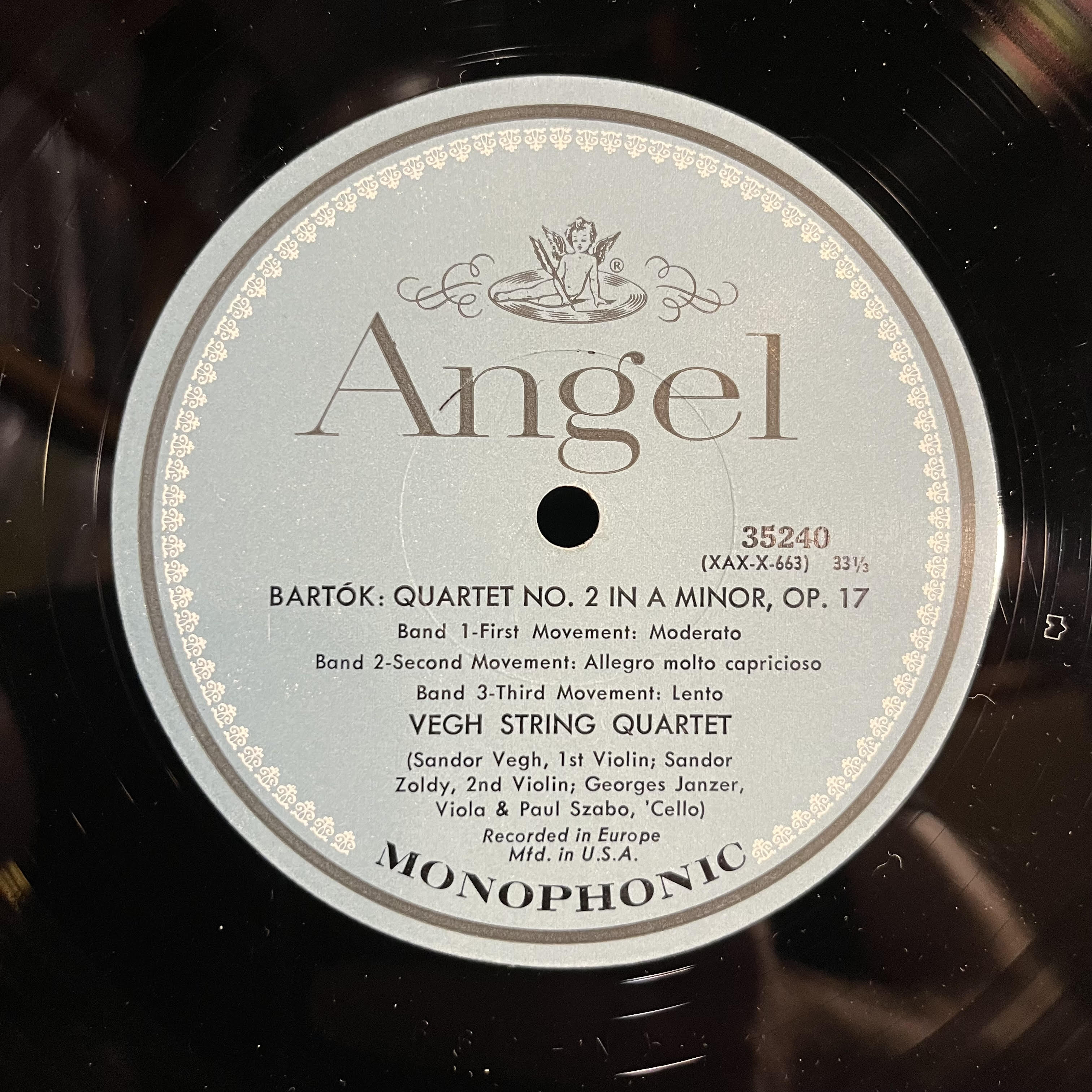 Béla Bartók - The Six String Quartets - Album I - First And Second Quartets | Excellent (EX) Near Mint (NM)