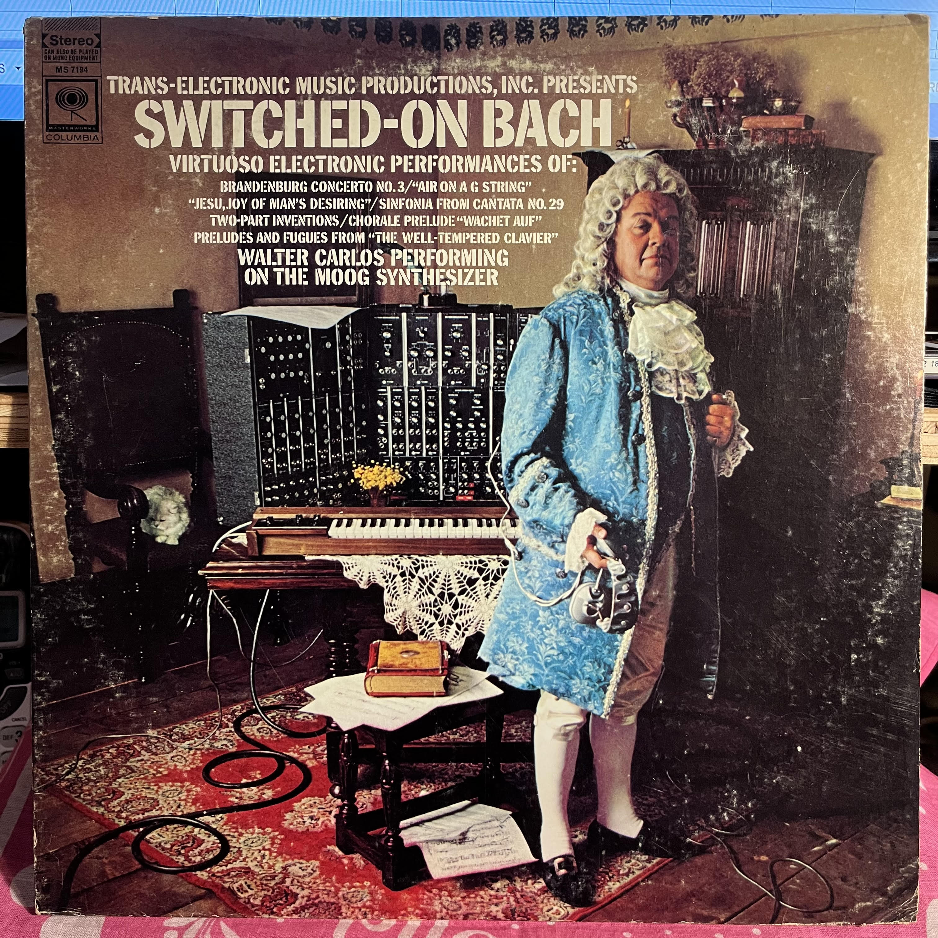 Walter Carlos - Switched-On Bach *TERRE HAUTE 1970* | Excellent (EX) Excellent (EX)
