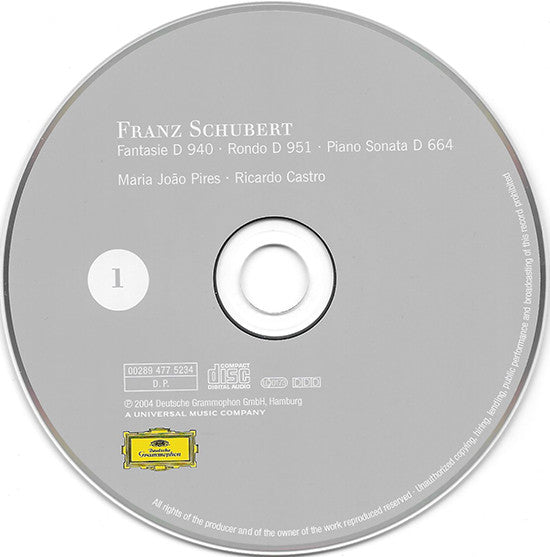Franz Schubert - «Résonance De L'Originaire» Music For Piano Four Hands (CD) | Near Mint (NM) Excellent+ (EX+)