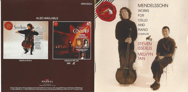 Works For Cello And Piano, Complete (CD) | Excellent+ (EX+) Near Mint (NM)