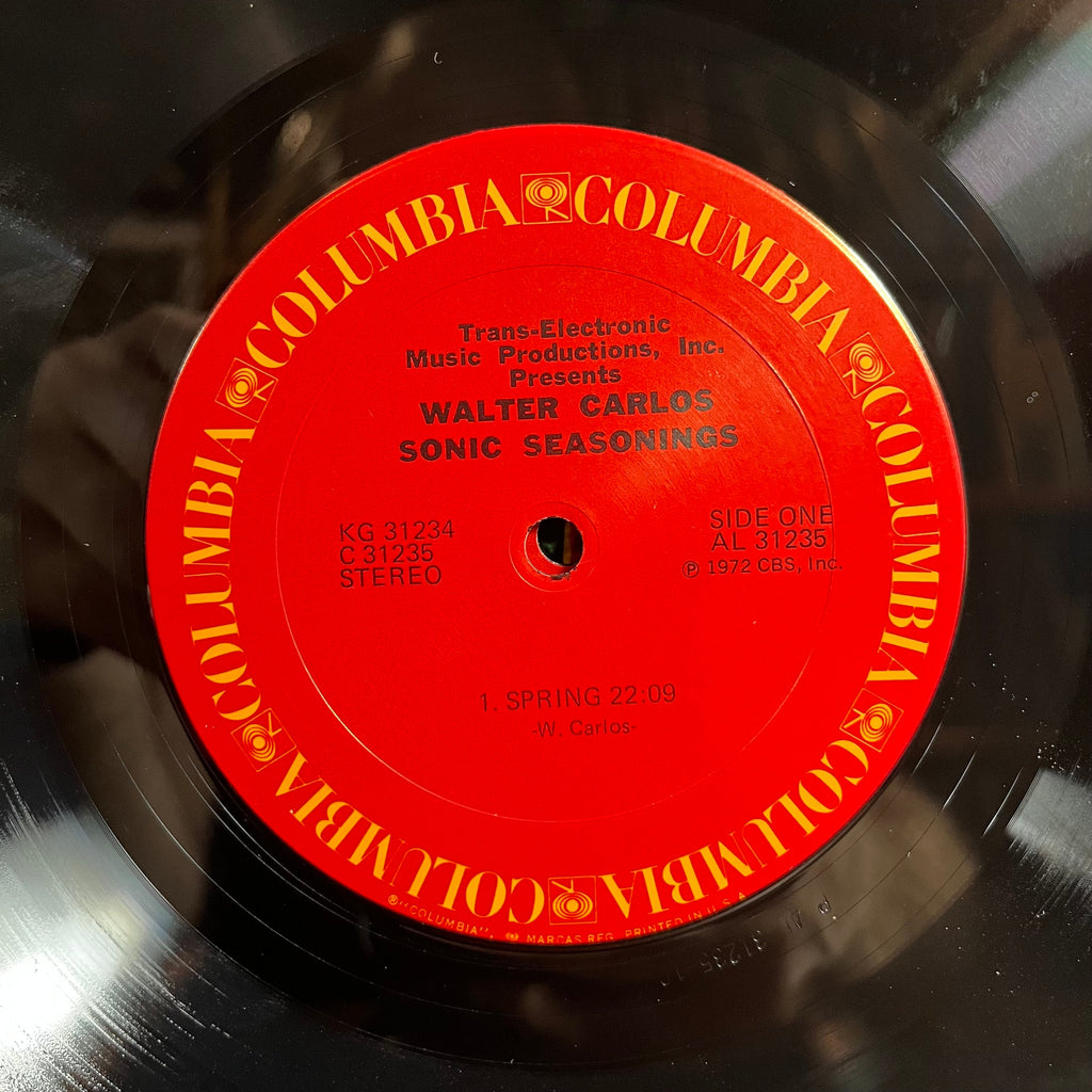 Walter Carlos - Sonic Seasonings (2xVINYL) | Excellent+ (EX+) Excellent+ (EX+)