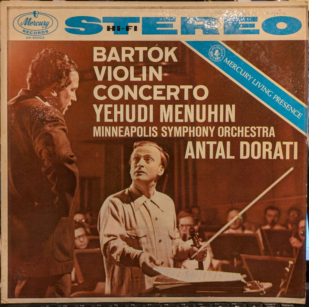 Béla Bartók - Violin Concerto (VINYL) | Excellent+ (EX+) Excellent+ (EX+)