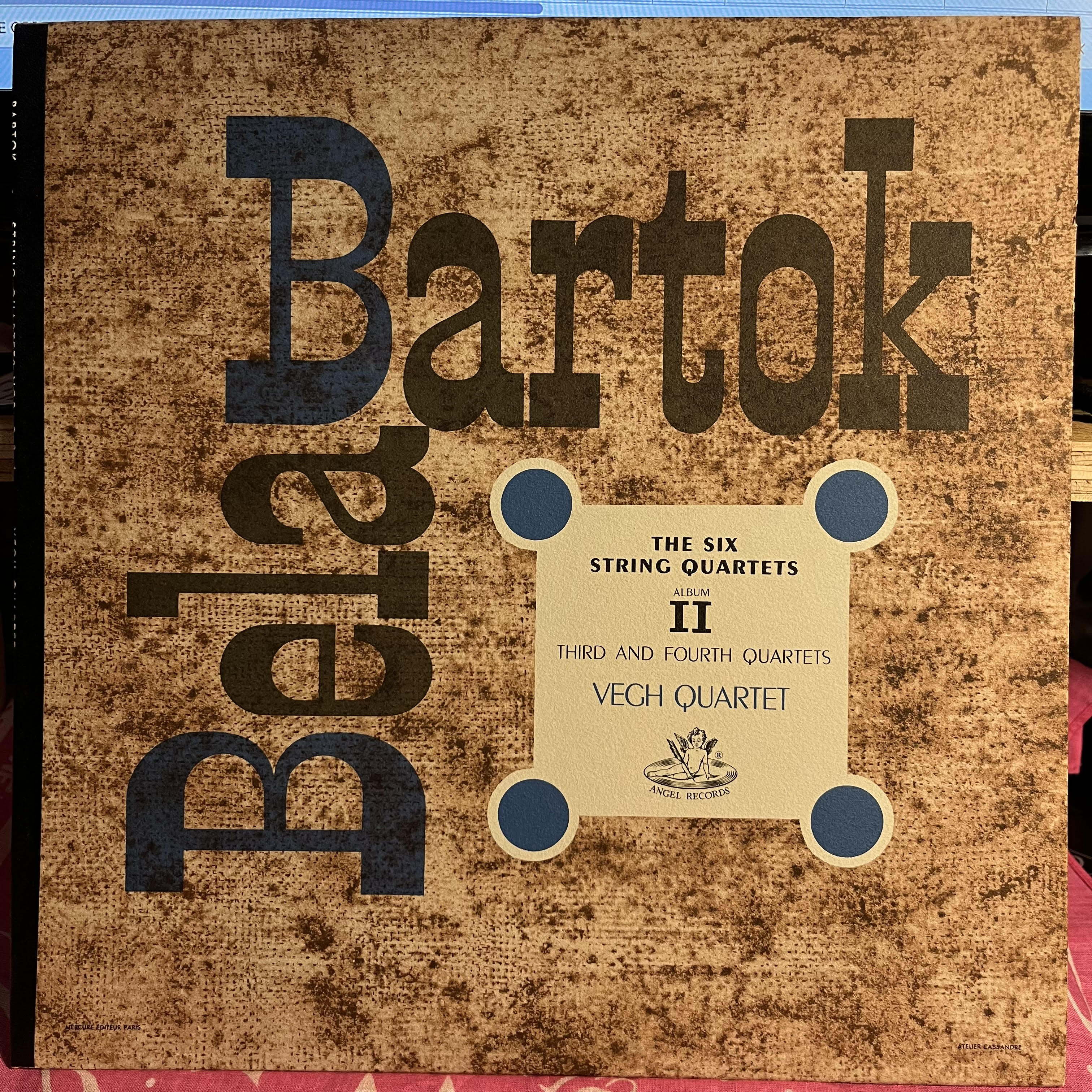 Béla Bartók - The Six String Quartets - II - Third And Fourth Quartets | Excellent (EX) Near Mint (NM)