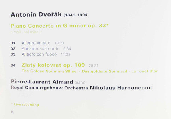 Piano Concerto • The Golden Spinning Wheel (CD) | Excellent+ (EX+) Near Mint (NM)