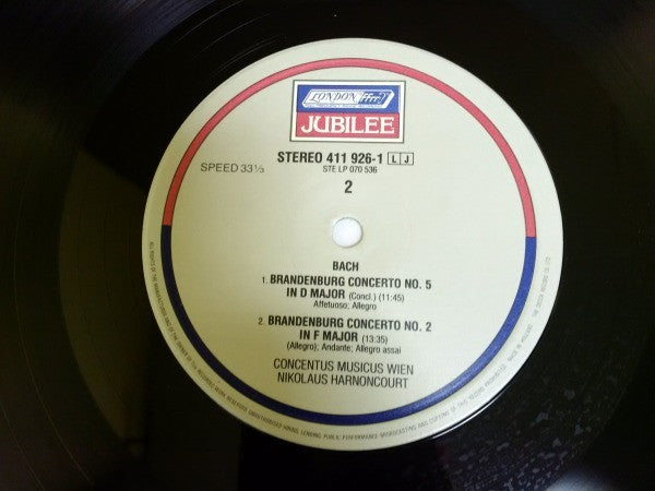 Johann Sebastian Bach - Brandenburg Concertos | Excellent (EX) Very Good Plus (VG+)