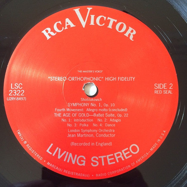 The Age Of Gold Ballet Suite And Symphony No. 1 (VINYL) | Mint (M) Excellent+ (EX+)