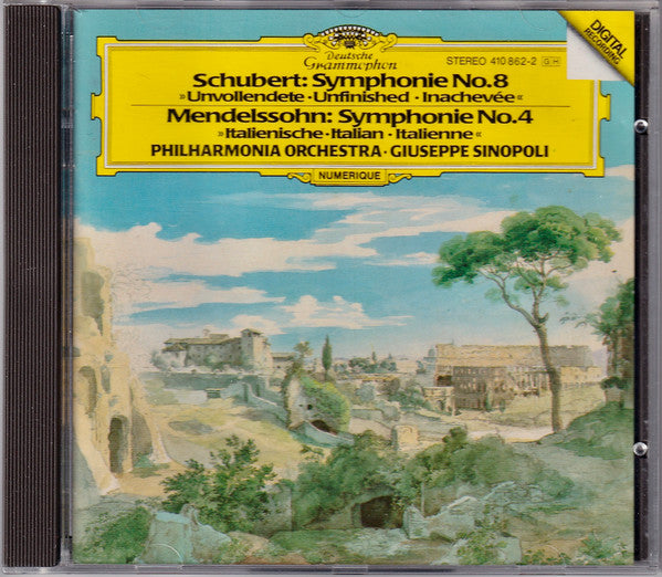 Schubert: Symphony No.8 "Unfinished" / Mendelssohn: Symphony No.4 "Italian" (CD) | Near Mint (NM) Near Mint (NM)