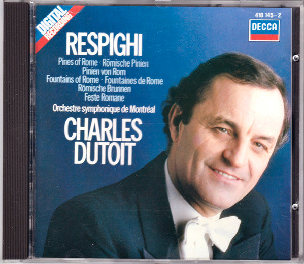 Ottorino Respighi - Pines Of Rome • Fountains Of Rome • Feste Romane (CD) | Near Mint (NM) Near Mint (NM)