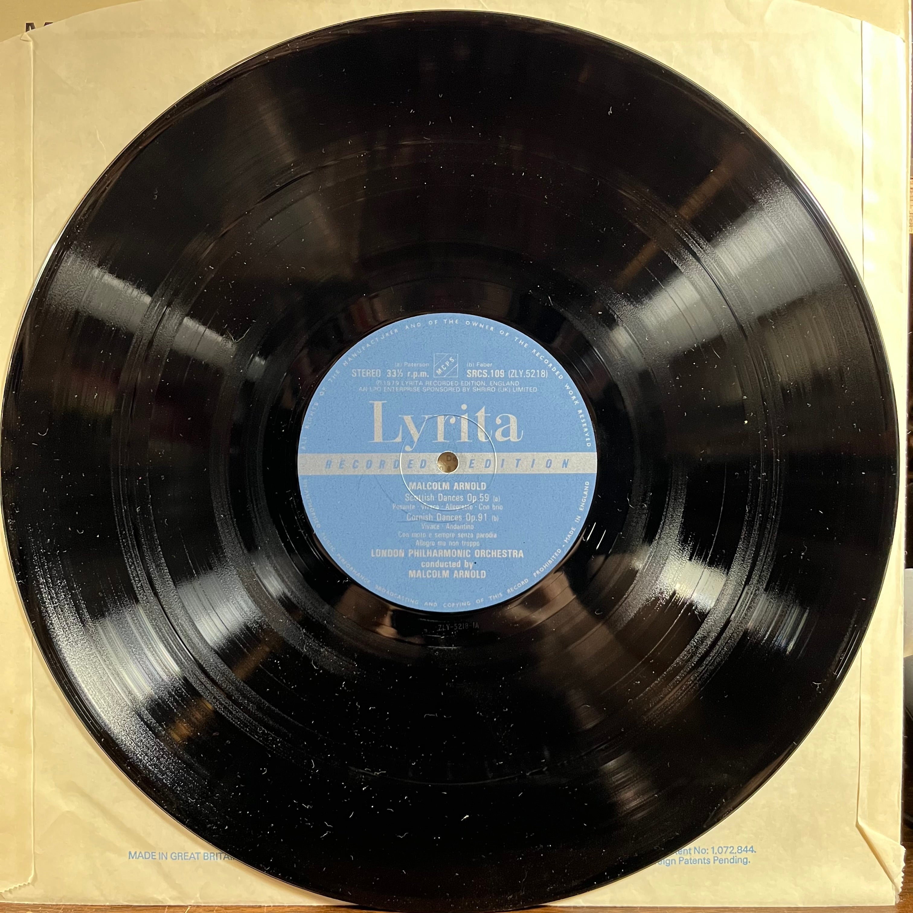 English ∙ Scottish & Cornish Dances (VINYL) | Near Mint- (NM-) Excellent+ (EX+)