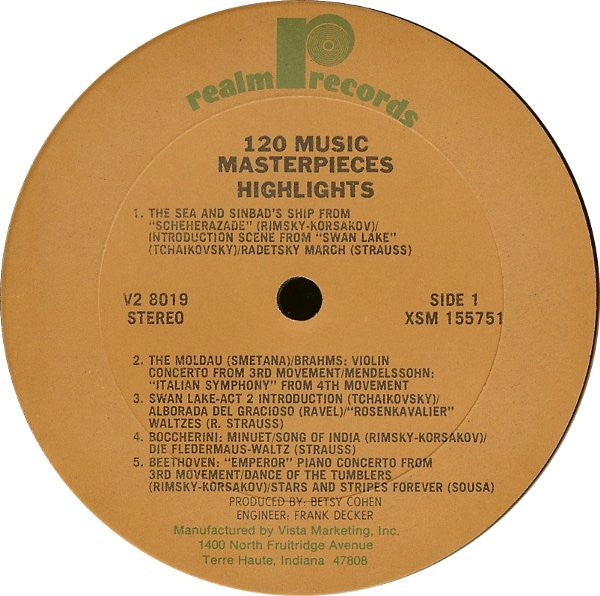 Various - 120 Music Masterpieces Highlights Vol. 2 (2xVINYL) | Near Mint- (NM-) Excellent+ (EX+)