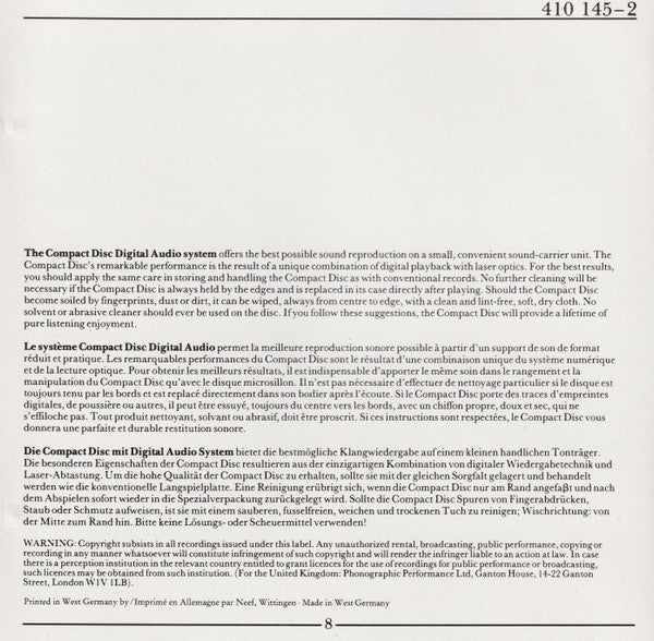 Ottorino Respighi - Pines Of Rome • Fountains Of Rome • Feste Romane (CD) | Near Mint (NM) Near Mint (NM)